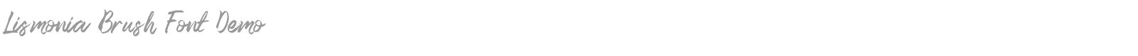 Lismonia font preview